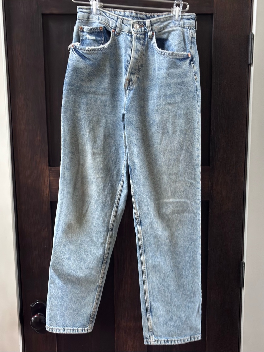 H&M Light Wash High-Rise ButtonFly Jeans - Picture 3 of 5